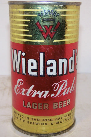 Weiland's Extra Pale beer, USBC 146-1, rolled can, grade 1-