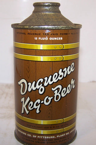Duquesne Keg-O-Beer, USBC 159-24, Grade 1