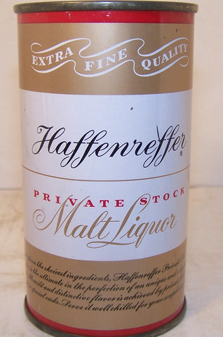 Haffenreffer private stock Malt Liquor, USBC 78-37, Grade 1/1+