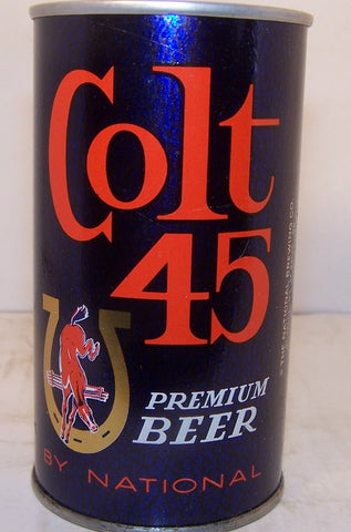 Colt 45 premium beer, USBC II 229-33, rolled test can, grade 1/1+