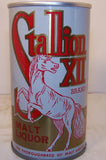 Stallion XII Malt Liquor enamel, USBC 126-4, grade 1