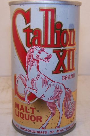 Stallion XII malt Liquor metallic, USBC II 126-3, grade 1-