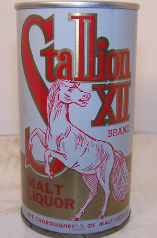 Stallion XII Malt Liquor enamel, USBC II 126-4 clean, Grade A1+