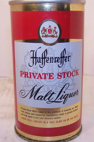 Haffenreffer Private Stock Malt Liquor, USBC II 72-2 grade 1/1+