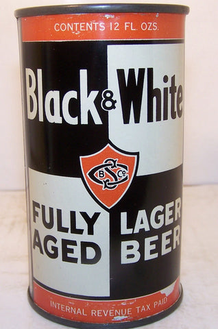 Black & White Fully Aged Lager Beer, USBC 38-27